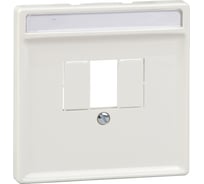 Накладка 2-ой аудиорозетки Systeme Electric Merten SD Белый мех 46701х, термопласт SE MTN297819