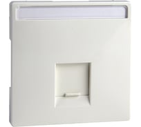 Накладка 1-ой телефонной/компьютерной розетки Systeme Electric Merten SD Белый, прямой, SE MTN466419