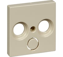 Накладка розетки TV-FM/TV-FM-SAT Systeme Electric Merten SM Бежевый глянец SE MTN296744