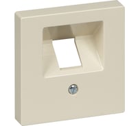 Накладка 1-ой телефонной/компьютерной розетки Systeme Electric Merten SM Бежевый глянец, наклонной, SE MTN296244