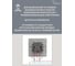 Выключатель серый, двухклавишный, 1 пост, с тонкой пластиковой рамкой Vell GY1P-2L-Grand 1394911 7
