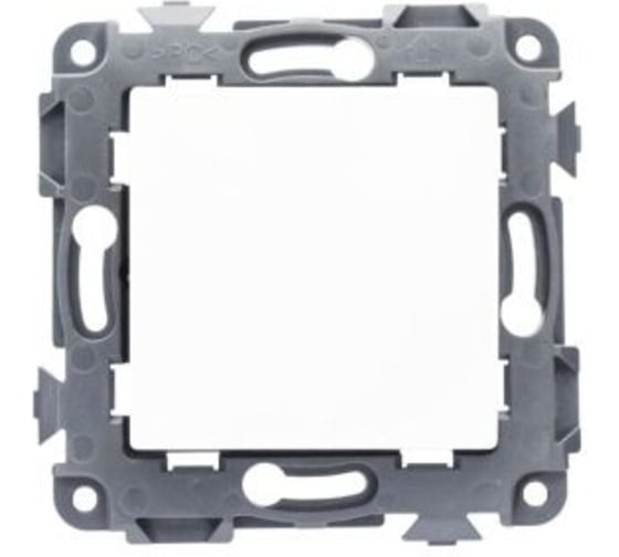 Механизм выключателя одноклавишный ЕТР Сontact, 10A, белый (10шт) 80003-10 1