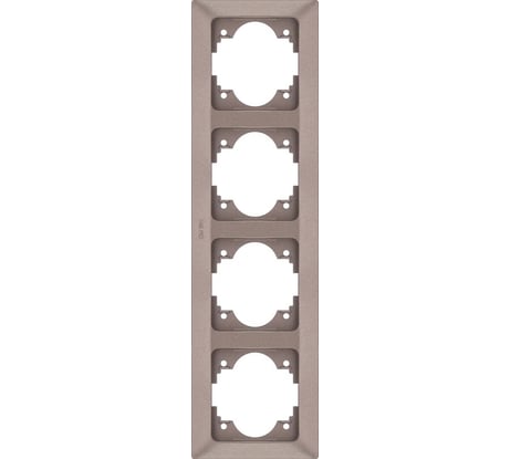 Вертикальная 4-местная рамка NE-AD Aras, Мокка, 93-25-81