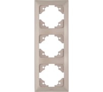 Вертикальная 3-местная рамка NE-AD Aras, Бронза, 93-23-71