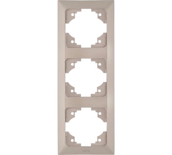 Вертикальная 3-местная рамка NE-AD Aras, Бронза, 93-23-71 1