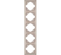 Вертикальная 5-местная рамка NE-AD Aras, Бронза, 93-23-91