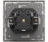 Розетка Vell золотая, электрическая с защитной крышкой, 1 пост, с тонкой пластиковой рамкой 1394924 15