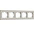 Рамка на 5 постов WERKEL Slab W0052917 (дымчатый софт) a071630 1