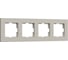 Рамка на 4 поста WERKEL Slab W0042917 (дымчатый софт) a071628 1