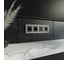 Рамка на 4 поста WERKEL Slab W0042917 (дымчатый софт) a071628 2