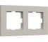 Рамка на 2 поста WERKEL Slab W0022917 (дымчатый софт) a071621 1