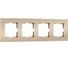 Рамка на 4 поста WERKEL Slab W0042911 (шампань софт) a071627 1