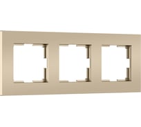 Рамка на 3 поста WERKEL Slab W0032911 (шампань софт) a071625