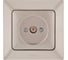 Проходная/концевая розетка TV NE-AD Aras, Бронза, 93-123-07 1