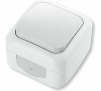 Одноклавишный выключатель VIKO белый, открытая установка 90555401