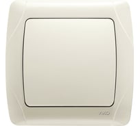 Одноклавишный выключатель VIKO кремовая, Carmen 90562001