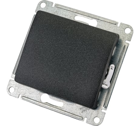 Механизм 1-клавишного перекрестного переключателя Systeme Electric Glossa 10А 7 10AX антрацит GSL000771