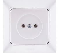 Розетка NE-AD без заземления, 16А, 250В, Aras, Белый жемчуг, 93-126-02