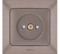 Проходная/концевая TV розетка NE-AD Aras, Мокка, 93-125-07