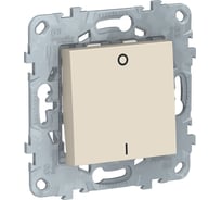 Двухполюсный 1-клавишный выключатель Systeme Electric UNICA NEW NU526244