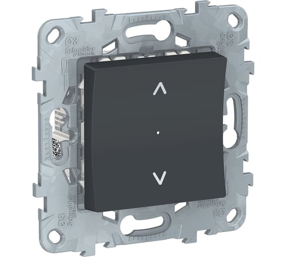 Выключатель Systeme Electric UNICA NEW Wiser управление жалюзи, антрацит NU550854 1