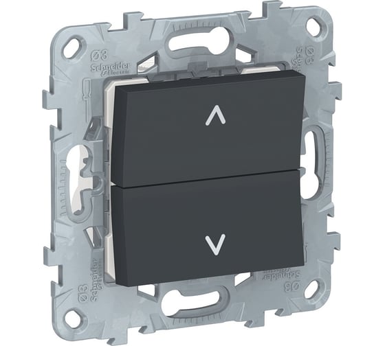 2-клавишный выключатель Systeme Electric UNICA NEW для жалюзи, без фиксации NU520754 1