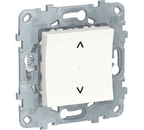 Выключатель Systeme Electric UNICA NEW Wiser управление жалюзи, белый NU550818