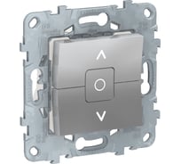 2-клавишный выключатель Systeme Electric UNICA NEW для жалюзи, с фиксацией NU520830