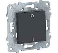 Двухполюсный 1-клавишный выключатель Systeme Electric UNICA NEW NU526254