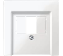Накладка 2-ой аудиорозетки Systeme Electric Merten SM Белый глянец мех М46701х SE MTN296019