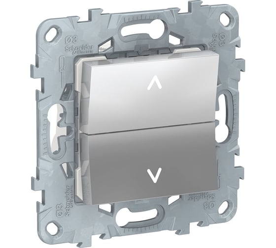 2-клавишный выключатель Systeme Electric UNICA NEW для жалюзи, без фиксации NU520730