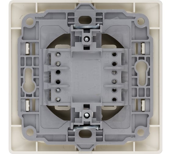 Выключатель TDM ELECTRIC Ильмень 2 кл. 10А слоновая кость SQ1823-0102