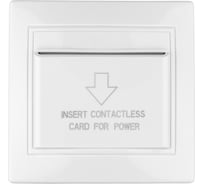 Карточный выключатель с задержкой отключения TDM ELECTRIC белый Таймыр SQ1814-0604