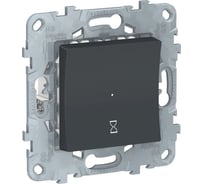 Нажимной таймер Systeme Electric UNICA NEW 10А, антрацит NU553554