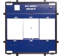 Модуль сенсорного выключателя, двухклавишный, 1 пост Vell NC-2G 1394942