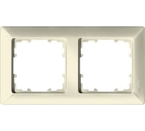 Двухместная рамка Siemens DELTA LINE слоновая кость 5TG25820