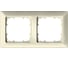 Двухместная рамка Siemens DELTA LINE слоновая кость 5TG25820 1