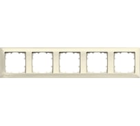 Пятиместная рамка Siemens DELTA LINE слоновая кость 5TG25850