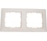 Двухместная рамка Siemens DELTA LINE белый 5TG25520 3