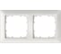 Двухместная рамка Siemens DELTA LINE белый 5TG25520 1