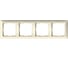 Четырехместная рамка Siemens DELTA LINE слоновая кость 5TG25840 5TG2584-0 1