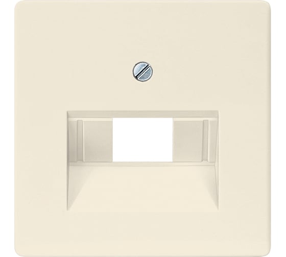 Накладка телефонная/компьютерная 1-местная (2-местная) Siemens DELTA LINE слоновая кость 5TG2543 1