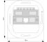 Телефонная 1-местная розетка Siemens UAE 8 пол., RJ 11, 3 cat. 5TG2417 4