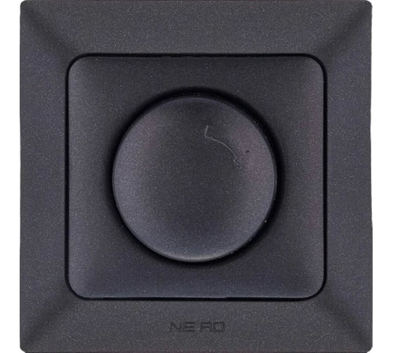 Диммер NE-AD 800W, 250В, 10А, Aras, Черный, 93-124-10 1