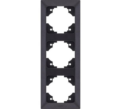 Вертикальная 3-местная рамка NE-AD Aras, Черный, 93-24-71