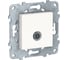 Оконечная розетка TV Systeme Electric UNICA NEW белый NU546418 1