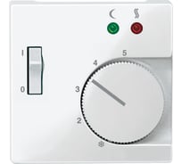 Накладка регулятора тёплого пола Systeme Electric Merten SM Белый глянец SE MTN534919