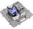Одиночная TV + компьютерная RJ45 розетка Systeme Electric UNICA NEW категории 6 UTP, 2 модуля NU547054 2