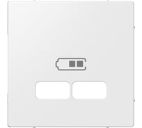 Центральная накладка для USB механизма Systeme Electric Merten SM Полярно-Белый 2,1А SE MTN4367-0319