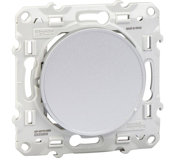 Заглушка Systeme Electric Odace Алюминий SE S53R666 1
